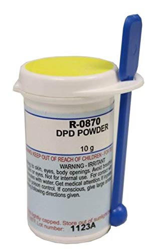 Taylor R0870-I Swimming Pool Test Kit Replacement DPD Powder 10 Grams (2 Pack)