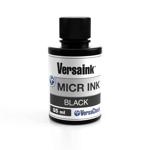 VersaInk-Nano Black MICR Ink -85ml ? Magnetic Ink for Check Printers and All-in-One Inkjets - High Standard MICR Signal, V0101E-7311