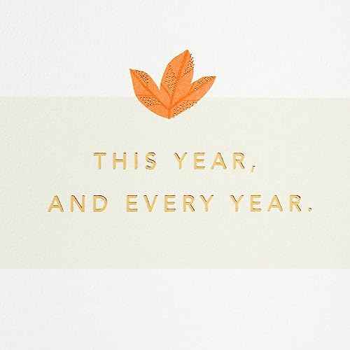 Hallmark Signature Studio Thanksgiving Card (Fall Flowers)