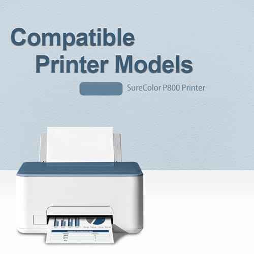 T850500 T850 UltraChrome HD Light Cyan Remanufactured T8505 T850500 Ink Cartridge Compatible for SureColor P800 Inkjet Cartridges Printer£¨1 Pack,with Chip£©