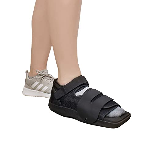 Deluxe Post Op Shoe - Adjustable Medical Support for Broken Toes, Foot Injuries, Fractures, Bunions and Surgical Recovery L3260 - Size L (Menâs US 10.5-12 / Womenâs US 11.5-13)