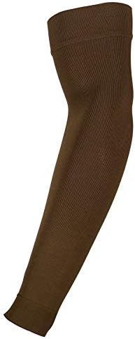 Truform Lymphedema Compression Arm Sleeve, 20-30 mmHg Post Mastectomy Support, Brown, Medium