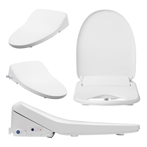 Bio Bidet BB1200 Elongated Smart Bidet, Warm Water Wash, Heated Seat & Dryer, App & Remote Control
