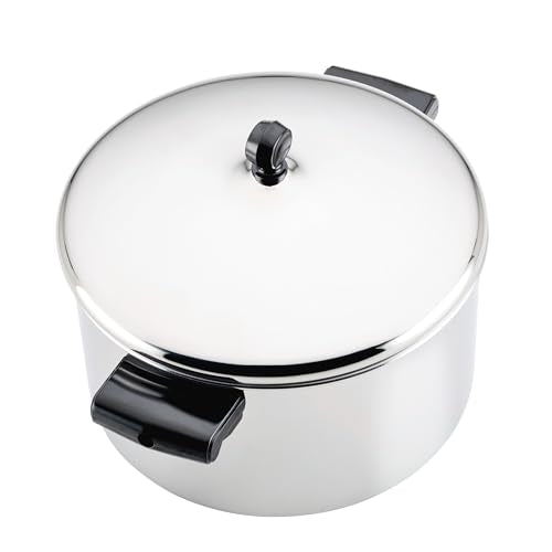 Farberware Classic Series Stainless Steel Pots and Pans with Baking Sheet Pan, Cooking Tools, and Lids, Induction Ready, Dishwasher Safe, 10 Piece Cookware Set, Metal Utensil Safe - Stainless Steel