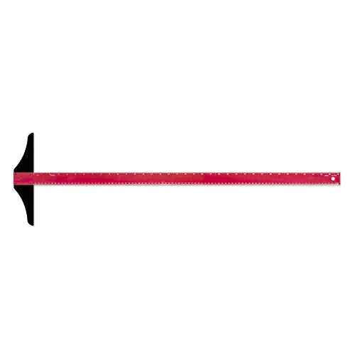 Alumicolor 36-inch Standard Aluminum T-Square for Art Framing & Drafting, Red