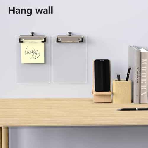 Mini Clipboard 50 Pack, 5 x 7 Plastic Small Clear Clip Boards with Low Profile Clip, Memo Size for Classroom, Teacher, Students, School & Office Supplies