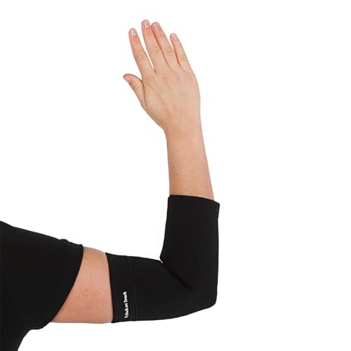 Back on Track Physio Elbow Brace 4-Way Stretch 1207 with Welltex Technology, Black, Medium