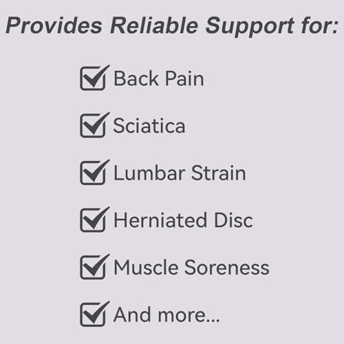 Ultra Breathable Back Brace for Lower Back Pain Relief – Lightweight Thin Soft Back Support Brace for Women & Men – Dual Adjustable Lumbar Support Belt for Herniated Disc, Sciatica, Scoliosis