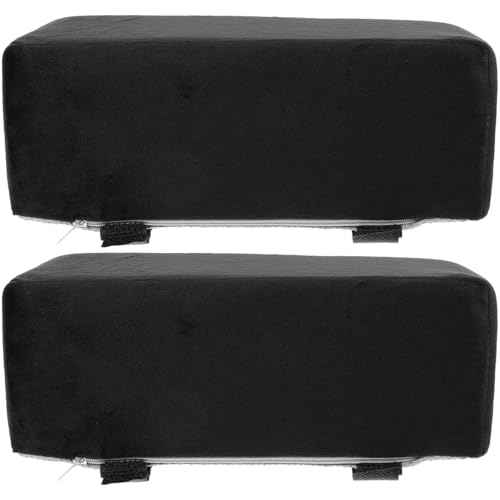 1 Pair Chair Armrest Booster Pad Padded Armrest Cushion Chair Elbow Wrist Support Cushions Rotating Arm s Desk Arm Covers Seat Mat Plush Office