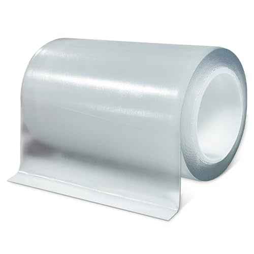 Waterproof Repair Tape for Fabric, Awning, RV Roof, Underbelly, Tarp, Tent, Sail and Boat Cover Outdoor Repair Patch, Heavy Duty, Clear, Multipurpose