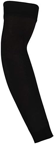 Truform Lymphedema Compression Arm Sleeve, 20-30 mmHg Post Mastectomy Support, Black, Large