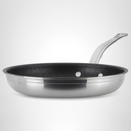 Hestan ProBond Forged TITUM - Professional Clad Stainless Steel, Nonstick, Frying Pan, (11-Inch) Induction Compatible, Made without PFOAs