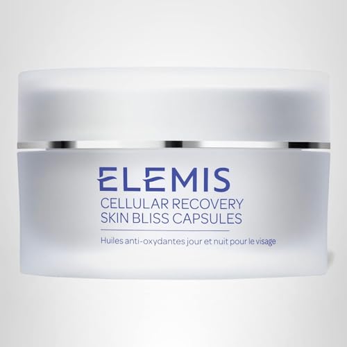 ELEMIS Skin Bliss Capsules, 60 Count – Antioxidant-Rich Anti-Aging Day & Night Face Oils, Purify, Replenish & Nourish the Skin, Skincare Serum Capsules for Face