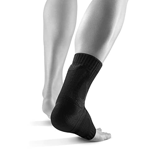 Bauerfeind Sports Achilles Support - Relieves the achilles tendon while running, jumping, and moving - All Black, Small