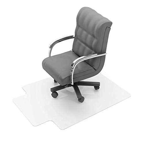 Floortex¢ç Exclusive Vinyl Lipped Chair Mat for Carpets up to 1/4" - 36" x 48", Ships Flat