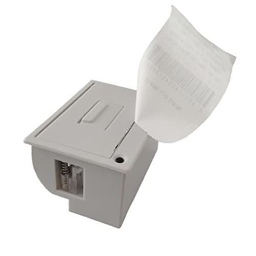 Maikrt Embedded Thermal Printer 1224V Micro Thermal Receipt Printer Serial Port Microcontroller Secondary Development MCU Printing Module TTL/RS232, C209H, 82*58*44MM, Black