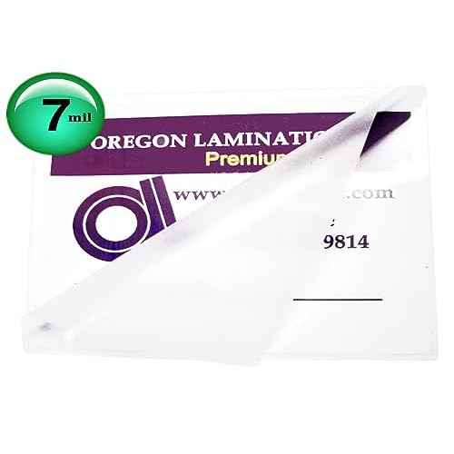 Heat Activated Business Card Laminating Pouches 7 Mil 2-1/4 x 3-3/4 [pk of 500] 57mm x 95mm and 175 microns Thick for up to 2¡± x 3.5¡± Inserts, Glossy