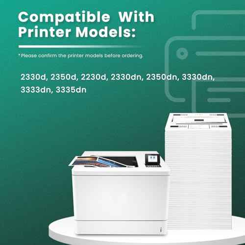 GREENBOX Remanufactured PK496 Drum Unit 30,000 Pages Compatible for 2330 2330D 2330DN 2350 2350D 2350DN 3330DN 333DN 3335DN Printer for 330-2663 330-2646 330-4133 330-5208 330-8988
