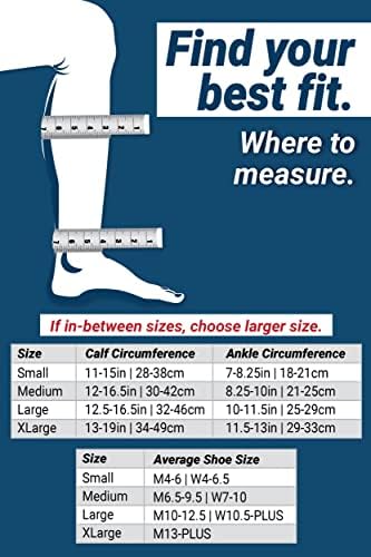 OS1st Wellness Compression Socks for circulation, swelling, deep vein thrombosis and calf cramps | 15-20mmHg