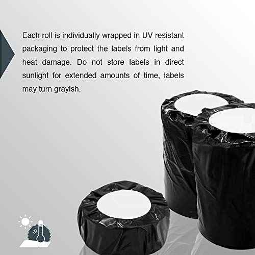 BETCKEY - Compatible DYMO 30334 (2.25" x 1.25" Removable) Medium Multipurpose Labels - Compatible with Rollo, DYMO Labelwriter 450, 4XL & Zebra Desktop Printers[10 Rolls/10000 Labels]