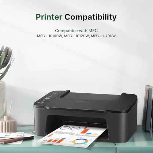 LC401 Ink Cartridges for Brother Printer High Yield 4-Pack Replacement for Brother LC401 Ink Cartridges LC401 XL Work with MFC-J1010DW MFC-J1170DW MFC-J1012DW MFC J1010DW Black Cyan Magenta Yellow