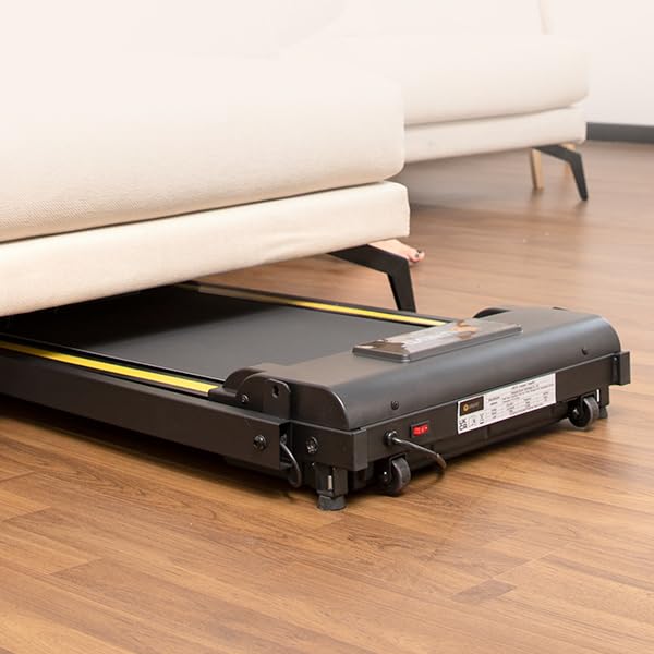 UREVO Walking Pad Treadmills for Home Office, Under Desk Compact Design Treadmill Portable Walking Pad Treadmill with Remote Control, LED Display