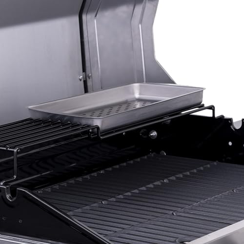 Charbroil Performance Series Convective 4-Burner with Side Burner Cabinet Propane Gas Grill, Stainless Steel - 463354021