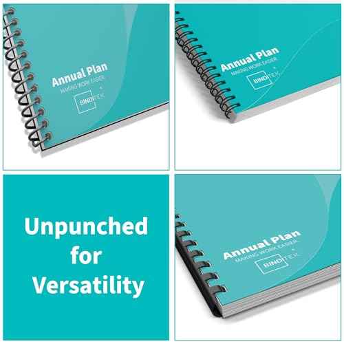 Binditek 200 Pack 8 Mil PVC Clear Binding Covers, 8.5 x 11 Inches, Letter Size, Square Corners, Un-Punched, Office Supplies