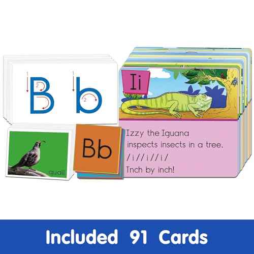 Auchq All About Letter Pocket Chart, Letter of The Day/Week Activity Wall-Provides Student Daily Practice in Learning The Alphabet, Chants, Words-Great for Classroom Homeschool 34" x 27" Black