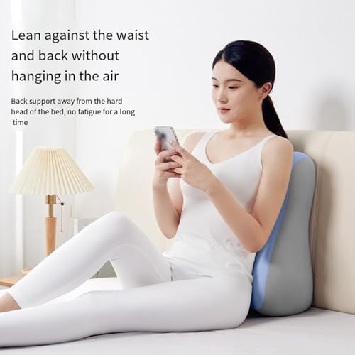 Couples Butt Cushion Pillow for Intimacy, Low-Profile Ergonomic Memory Foam Pillow for Bed, Home Pillows for Sitting and Lying, Recovers After Impact, Provides Intimacy Support (Grey-Large)