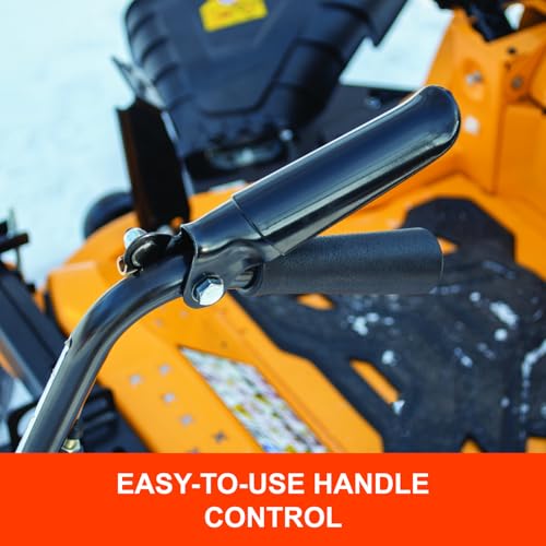 Agri-Fab 45-0613, 60-in Snow Blade for Zero Turn Lawn Mower; Swivels Left, Center and Right; Lifts Easy from seat of Tractor; Made with 14 Gauge Steel; 3 Year Limited Warranty