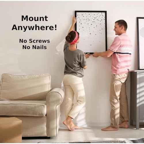 Insanity Heavy Duty Double Sided Mounting Tape Reusable Traceless Nano Gel Adhesive - Hang Pictures, Posters, Doorbell Cameras - Weatherproof - Hold Carpets, Mats & Rugs - Safe for Hardwood Floors