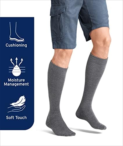 JOBST Activewear 20-30 mmHg Knee High Compression Socks, Small, Cool White