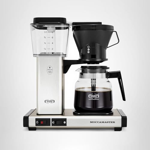 Technivorm 59691 KB Coffee Brewer, 40 oz, Brushed silver , 6.5"D x 12.75"W x 14"H