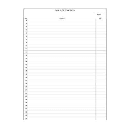 BookFactory Red Lab Notebook - 240 Pages (.25'' Ruled Format) 8 7/8'' x 11 1/4'' Red Imitation Leather Cover Section Sewn Hardbound Laboratory Notebook (Made in USA)