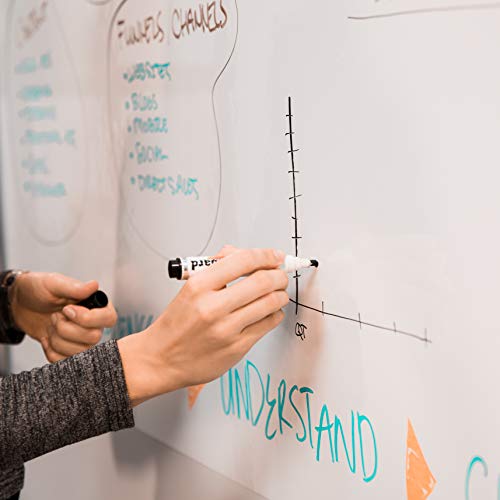 Dry Erase Whiteboard Wall Decal Sticker ? 36 x 72 Inch Large Self-Adhesive, Removable, Residue Free Contact Paper for Kids, Home, and Office ? Marker & Eraser Included