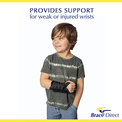 Kid’s Lace-Up Wrist Brace - Immobilization for Sprains, Strains, Carpal Tunnel & De Quervain’s PDAC L3908 - Left Wrist - Fits 6-8 in Wrist Circ.