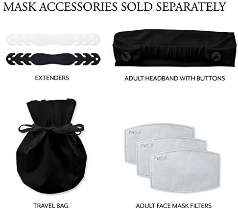 WEDDINGSTAR 3-Ply Adult Washable Cloth Face Mask Reusable and Adjustable with Filter Pocket - Soccer