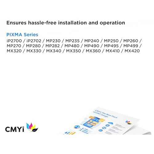 210XL 211XL Replacement Combo Pack Ink Cartridges for Canon PIXMA iP2700, iP2702, MP230, MP240, MP250, MP260, MP270, MP280, MP480, MP490, MP495, MP499, MX320, MX340 Printers (1 Black, 1 Color)