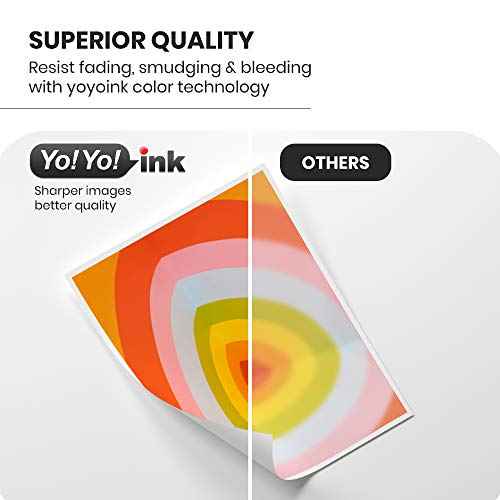 YoYoink 5-Pack Remanufactured Ink Cartridge Replacement for Epson T702XL 702 XL (2 Black, 1 Cyan, 1 Magenta, 1 Yellow)