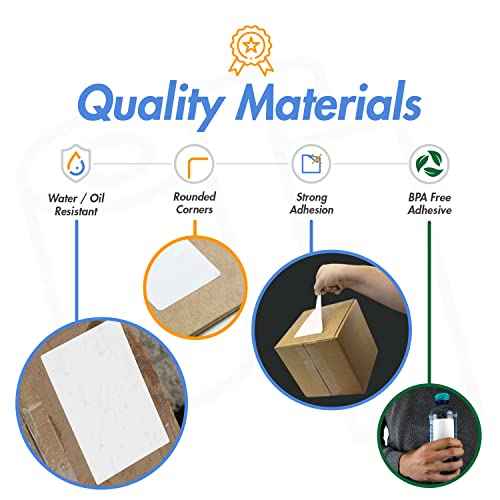 2" x 2" Square Direct Thermal Label - Compatible with Rollo Label Printer & Zebra Desktop Printers ? 1¡± Core, Multipurpose Candle QR Barcode Sticker, Adhesive & Perforated - 4 Rolls, 750/Roll