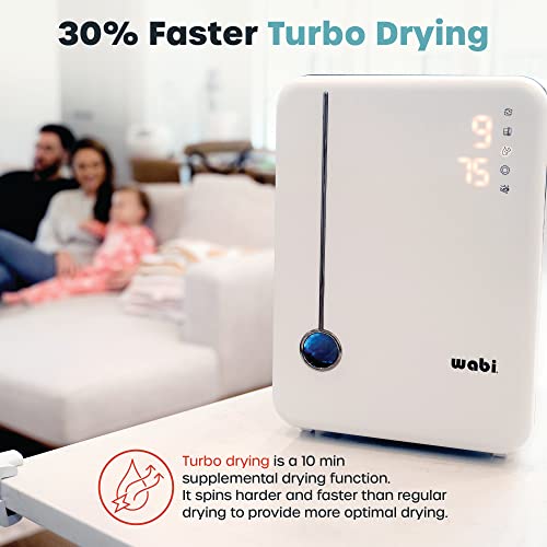 Wabi UVC LED Sanitizer & Dryer Ultra (White + Gunmetal Trim)