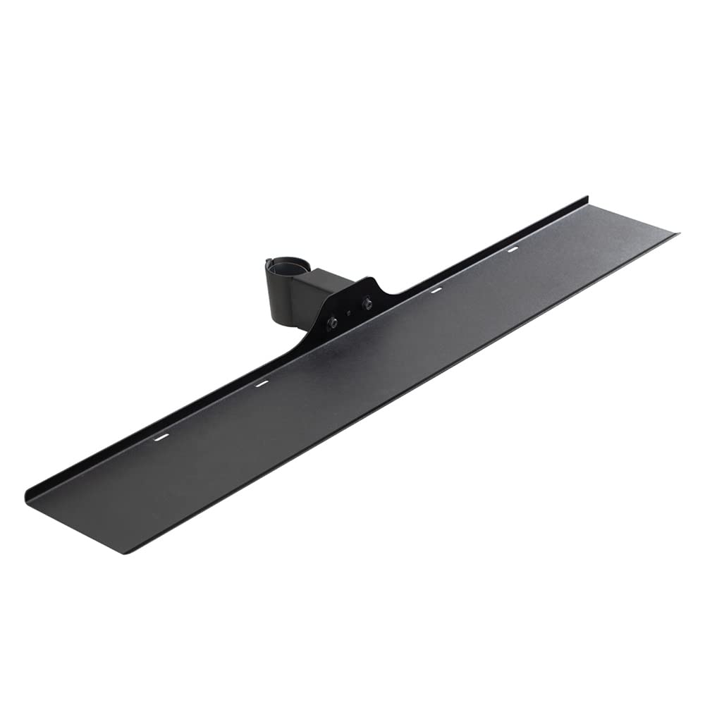 WALL Seven Stand A2 Large | Rolling TV Stand for 45–80" w/ 37.4" Soundbar Shelf | Satin Black | Portable TV Stand with Shelf | Height Adjustable, Space Saving, for Living Room and Bedroom