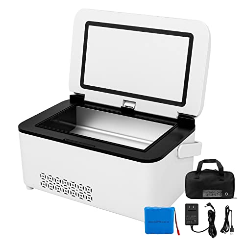 Sevenchip Insulin Cooler Box Insulin Pen Travel Cooler Mini Drug Refrigerator Case Diabetic Cooler Portable car Insulin Cooler Box USB Rechargeable LED Display (℉)
