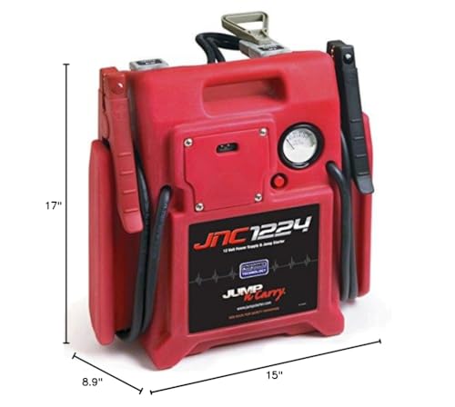 Clore Automotive Jump-N-Carry JNC1224 3400/1700 Peak Amp 12/24V Jump Starter