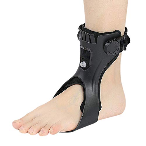 Drop Foot Brace Orthosis AFO AFOs Ankle Brace Support With Comfortable Inflatable Airbag for Hemiplegia Stroke Shoes Walking (Right foot, Medium)