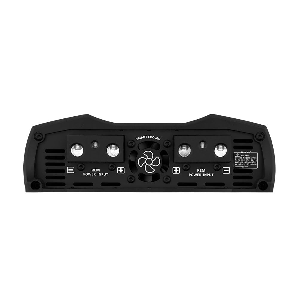 Taramps MD 4000.1 1 Ohm Car Audio Amplifier, 4000W RMS Full Range Digital Monoblock Class D Mosfet Amp, Crossover High/Low Pass Filter, Bass Boost, Gain Control LED Power Indicator, High Performance