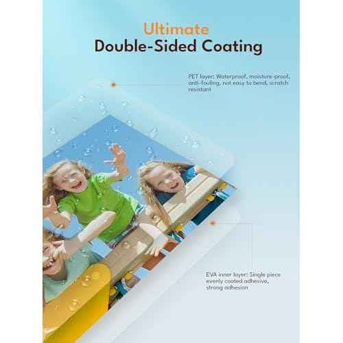 Uinkit 3Mil Laminating Pouches, 30-Pack Letter Size (8.5x11 Inches) - Thermal Laminating Sheets for Documents, Photos, Crafts - Bubble-Free, Crystal Clear Finish for Use with Laminator Machine