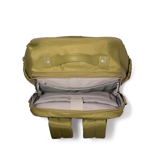 Baggallini Tribeca Expandable Laptop Backpack - 15"x11" Lightweight RFID Computer Bag for Work & Travel with Luggage Sleeve