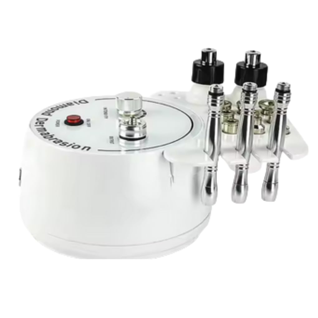 Diamond Microdermabrasion Machine，3 in 1 Demabrasion Facial Peeling with Vacuum Glass Tube Spray Bottle Skin Care Device for Salon Personal Home Use